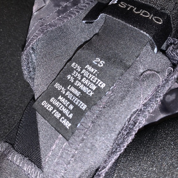 AB Studio Straight Leg Trousers Charcoal Gray Dress Pants Women’s Size 2 Short - Picture 3 of 3